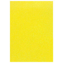 NEU Glitter-Karton, 200 g/qm, einseitig mit Glitzer, DIN A4, Neongelb