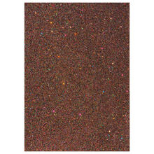 NEU Glitter-Karton, 200 g/qm, einseitig mit Glitzer, DIN A4, Confetti