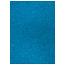 NEU Glitter-Karton, 200 g/qm, einseitig mit Glitzer, DIN A4, Pfauenblau