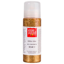 NEU Glitterfarbe Glitter Glue, mit Linerspitze, 50 ml, Gold