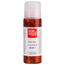 NEU Glitterfarbe Flaky Glue, mit Linerspitze, 50 ml, Kupfer
