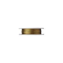 Nyloncoated Draht, Strke 0,3mm, Lnge 5m, gold