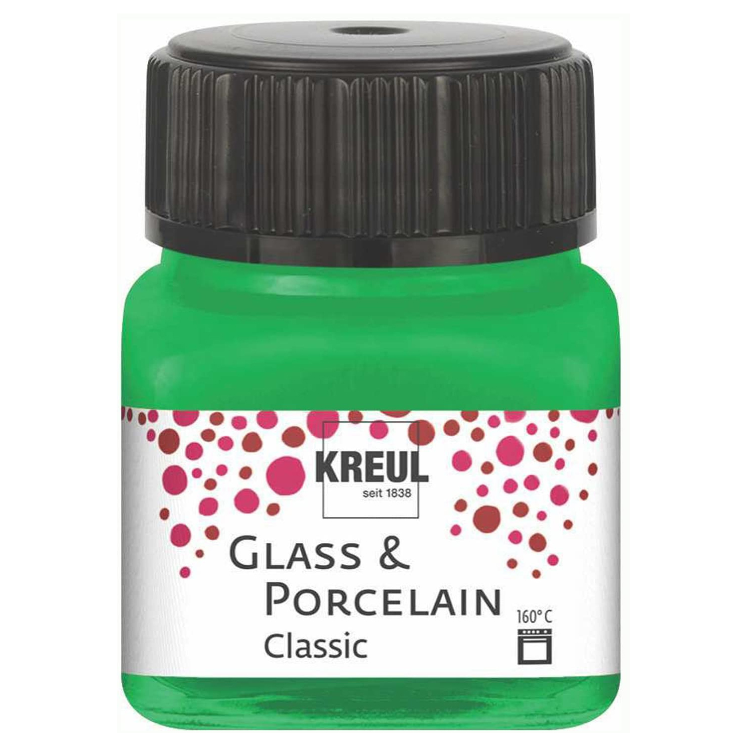 Glass & Porcelain Classic, deckende Glasmalfarbe / Porzellanfarbe, 20ml Grn