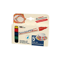 SALE HOBBY LINE Porcelain Pen brillant 5er Set