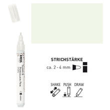 NEU Kreul Glas & Porzellan Pen Chalky White Cotton