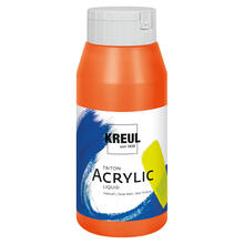 Kreul Triton Acrylfarbe, 750 ml, Echtorange