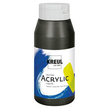 Kreul Triton Acrylfarbe, 750 ml, Schwarz