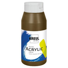 Kreul Triton Acrylfarbe, 750 ml, Havannabraun
