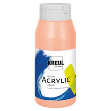 Kreul Triton Acrylfarbe, 750 ml, Portrtrosa / Pfirsichrosa