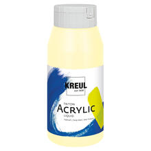 Kreul Triton Acrylfarbe, 750 ml, Elfenbein / Neapelgelb