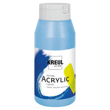 Kreul Triton Acrylfarbe, 750 ml, Lichtblau