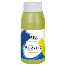 Kreul Triton Acrylfarbe, 750 ml, Olivgrn hell