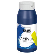NEU Kreul Triton Acrylfarbe, 750 ml, Phthaloblau