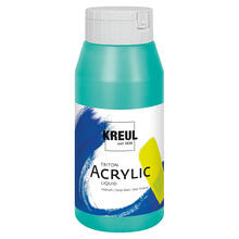 NEU Kreul Triton Acrylfarbe, 750 ml, Kobalttrkis