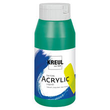 NEU Kreul Triton Acrylfarbe, 750 ml, Trkisgrn