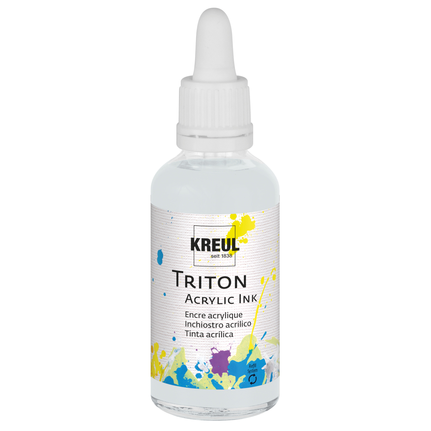 SALE KREUL Triton Acrylic Ink Silber, 50 ml