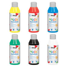 Kreul MUCKI Bastelfarbe, 250 ml - Verschiedene Farbtöne