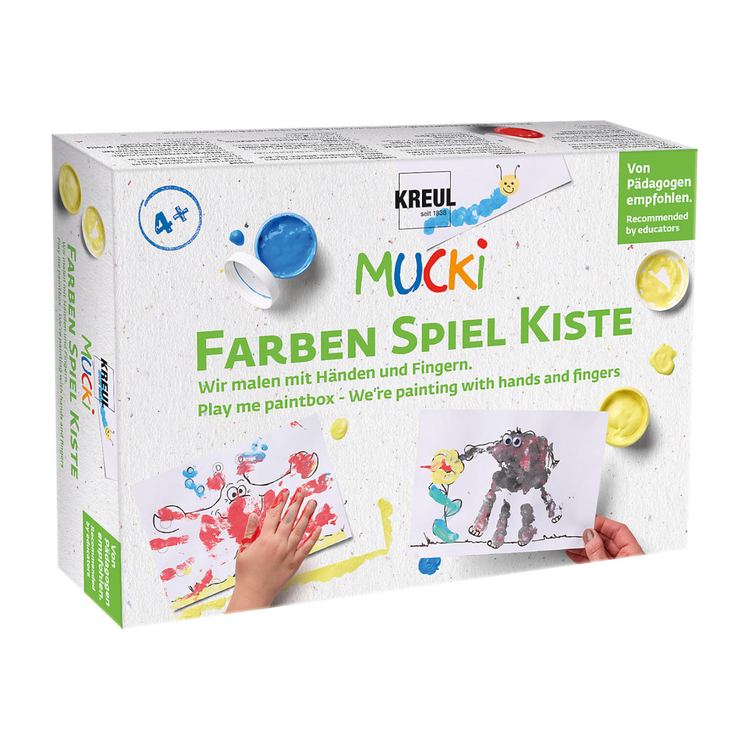 MUCKI Set Wir malen mit Hnden und Fingern