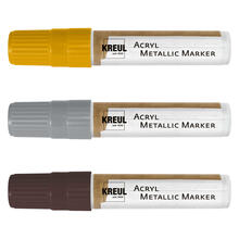 Kreul Acryl Marker Metallic XXL 15mm - Verschiedene Farbtöne