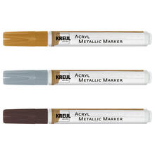 Kreul Acryl Marker Metallic Medium 2-4mm - Verschiedene Farbtöne
