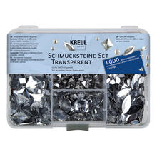 Hobby Line Schmuckstein-Set Transparent