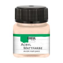 Kreul Acryl-Mattfarbe / Bastelfarbe, 20ml, Zartrosa