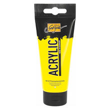 Kreul Solo Goya Acrylic Acrylfarbe, 100 ml, Fluoreszierend Gelb