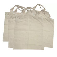 Sparpack, Baumwolltasche 38x42 cm, Natur,60 St