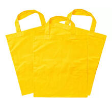 Sparpack, Baumwolltasche, Gelb, 12 Stck