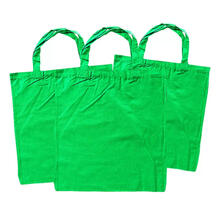 Sparpack, Baumwolltasche, Hellgrn, 60 Stck