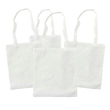 Sparpack, Baumwolltasche lange Tragegriffe, 38x42 cm, Wei, 12 Stck