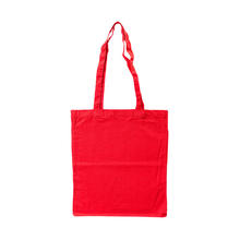 Baumwolltasche lange Tragegriffe, 38x42 cm, Rot