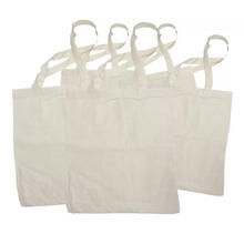 Sparpack, Baumwolltasche Natur, 24 Stck
