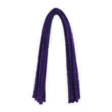 Chenilledraht / Pfeifenputzer / Biegeplsch, 8mm x 50cm, 10 Stk., Violett Dkl.