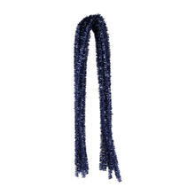 Chenilledraht / Pfeifenputzer / Biegeplsch Glitzer, 8mm x 50cm, 10 Stk., Blau
