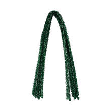 Chenilledraht / Pfeifenputzer / Biegeplsch Glitzer, 8mm x 50cm, 10 Stk., Grn