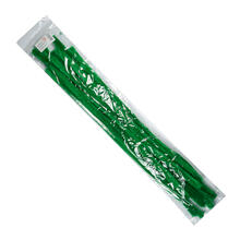 Chenilledraht / Pfeifenputzer / Biegeplsch, 14mm x 50cm, 10 Stck., Grn