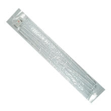 Chenilledraht / Pfeifenputzer / Biegeplsch, 14mm x 50cm, 10 Stck., Wei