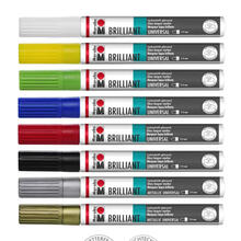 SALE Marabu Brilliant Painter, Spitze 2-4mm - Verschiedene Farbtöne