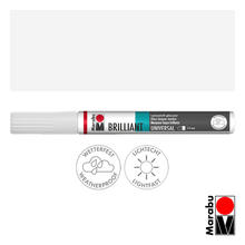 Marabu Brilliant Painter wei, Spitze 2-4mm