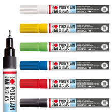 SALE Marabu Porzellan & Glas Stift, 0,8mm - Verschiedene Farbtöne