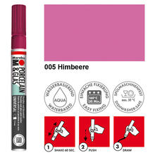 SALE Marabu Porzellan & Glas Stift, 2-4mm, Himbeere