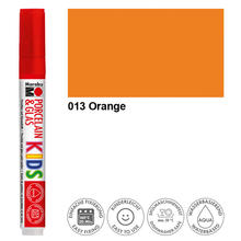 Marabu Porzellan & Glas Stift KIDS, Orange