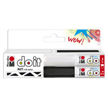 NEU Marabu do it Craft Marker 2 Stck, schwarz/wei
