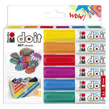 NEU Marabu do it Craft Marker 6 Stck, sortiert