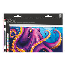 SALE Marabu Aqua Pen Graphix Set, Octopy, 24 Stifte