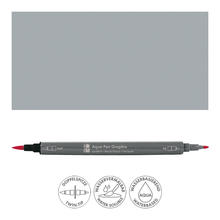 SALE Marabu Aqua Pen Graphix Filzstift, Grau