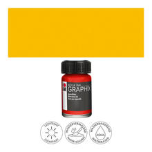 SALE Marabu Aqua Ink Graphix, 15ml, Sonnengelb