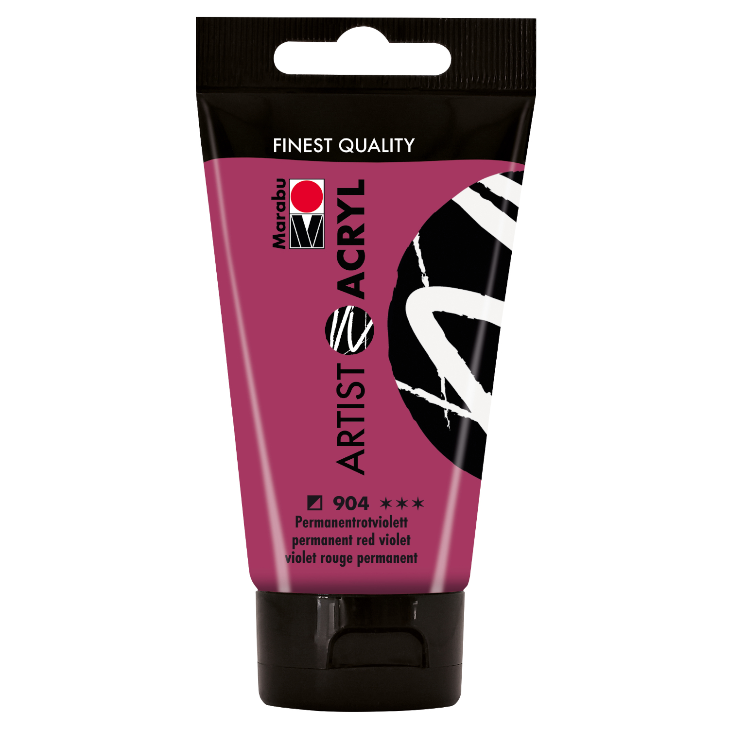 Marabu Artist Acryl, Tube 75 ml, Permanentrotviolett