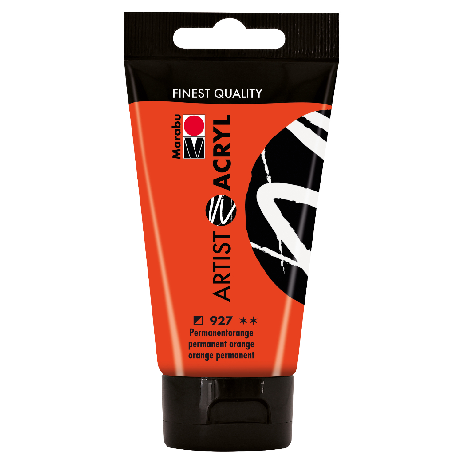 Marabu Artist Acryl, Tube 75 ml, Permanentorange